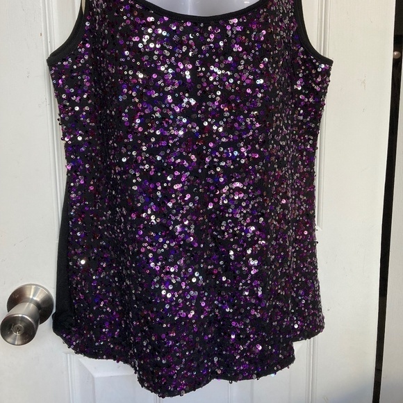 Y2K-Jessica Sequins tank size m-(10-12-) - Picture 7 of 7